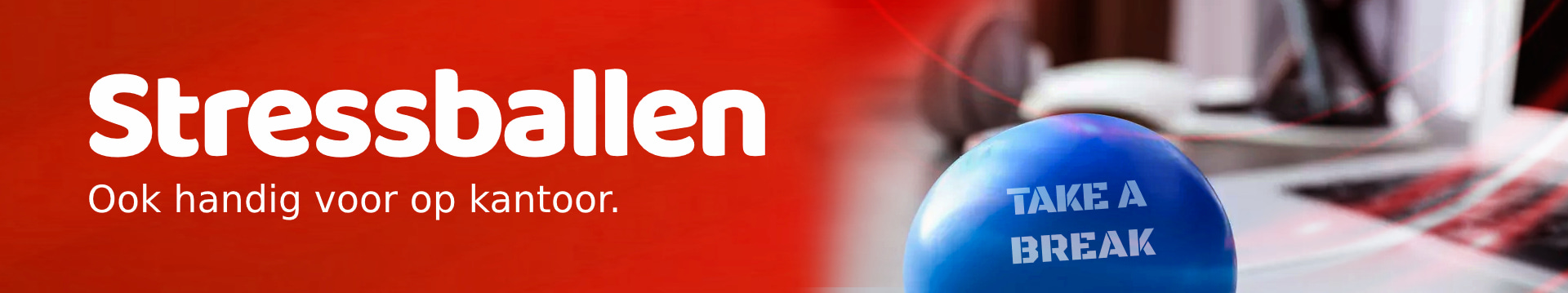 Stressballen banner